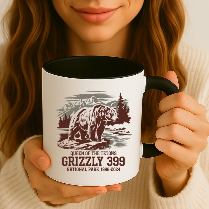 Grizzly 399 National Park Preserve Queen Of The Tetons Mug
