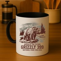 Grizzly 399 National Park Preserve Queen Of The Tetons Mug