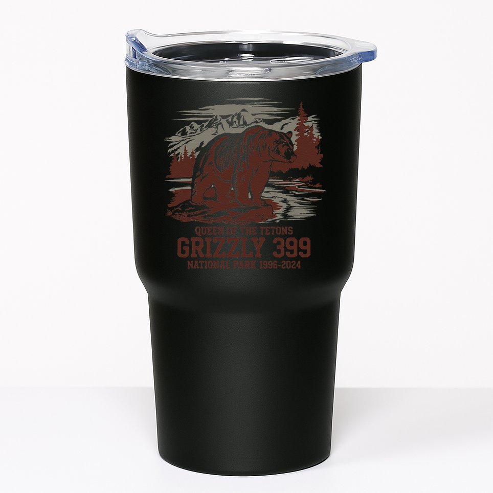 Grizzly 399 National Park Preserve Queen Of The Tetons Tumbler