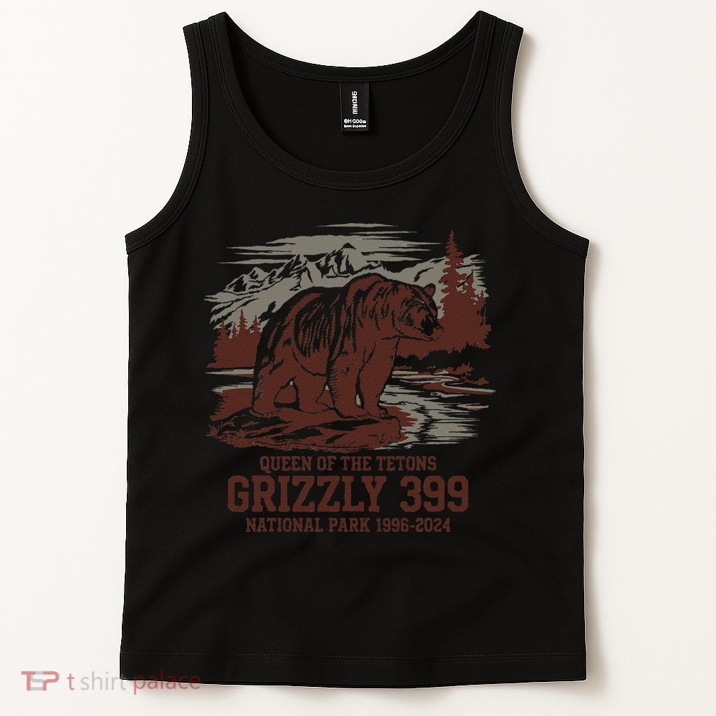 Grizzly 399 National Park Preserve Queen Of The Tetons Tank Top