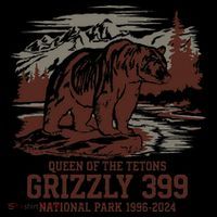 Grizzly 399 National Park Preserve Queen Of The Tetons Tank Top