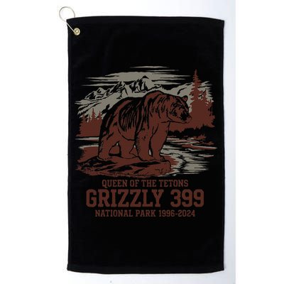 Grizzly 399 National Park Preserve Queen Of The Tetons Golf Towel
