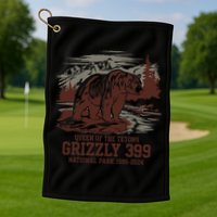 Grizzly 399 National Park Preserve Queen Of The Tetons Golf Towel