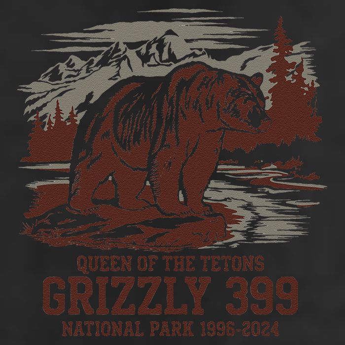 Grizzly 399 National Park Preserve Queen Of The Tetons Golf Towel