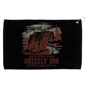 Grizzly 399 National Park Preserve Queen Of The Tetons Grommeted Golf Towel