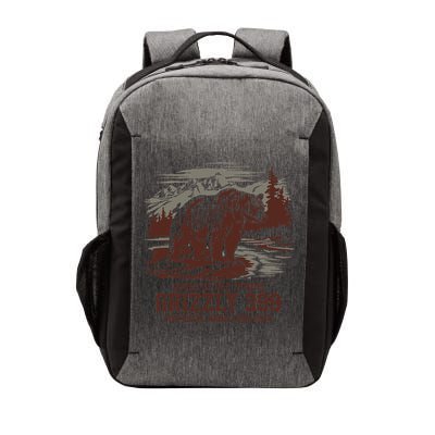 Grizzly 399 National Park Preserve Queen Of The Tetons Vector Backpack