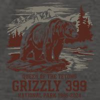 Grizzly 399 National Park Preserve Queen Of The Tetons Vector Backpack