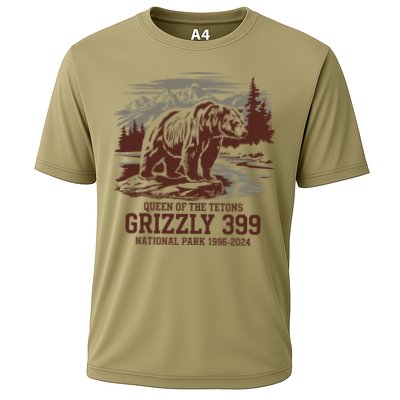 Grizzly 399 National Park Preserve Queen Of The Tetons Performance Shirt