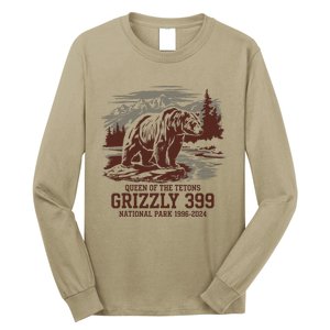 Grizzly 399 National Park Preserve Queen Of The Tetons Long Sleeve Shirt