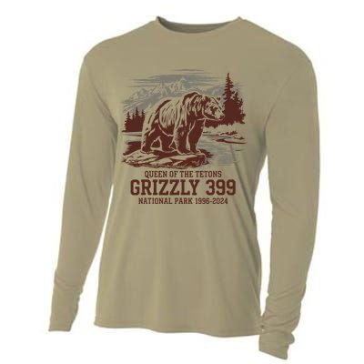 Grizzly 399 National Park Preserve Queen Of The Tetons Cooling Performance Long Sleeve Crew