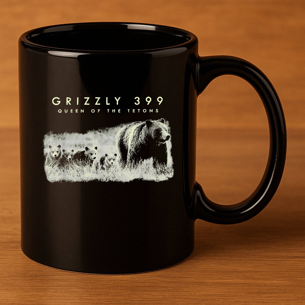 Grizzly 399 National Park 11oz C Handle Ceramic Mug