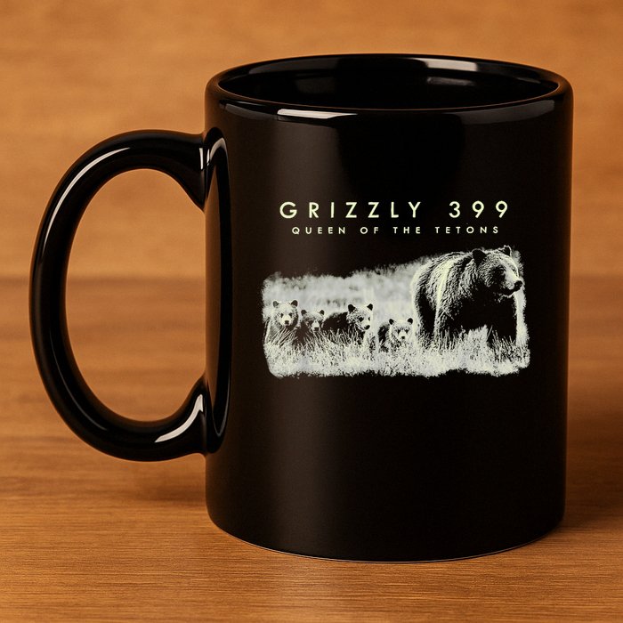 Grizzly 399 National Park 11oz C Handle Ceramic Mug