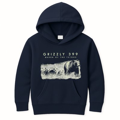 Grizzly 399 National Park Kids Hoodie