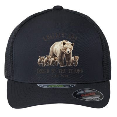Grizzly 399 Queen Of The Tetons National Park Bear Flexfit Unipanel Trucker Cap