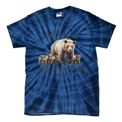 Grizzly 399 Queen Of The Tetons National Park Bear Tie-Dye T-Shirt