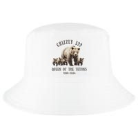 Grizzly 399 Queen Of The Tetons National Park Bear Cool Comfort Performance Bucket Hat