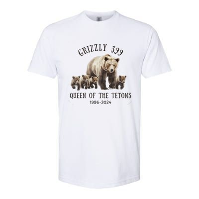 Grizzly 399 Queen Of The Tetons National Park Bear Softstyle CVC T-Shirt