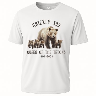Grizzly 399 Queen Of The Tetons National Park Bear Performance Shirt