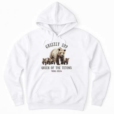 Grizzly 399 Queen Of The Tetons National Park Bear Hoodie
