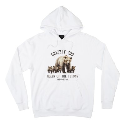 Grizzly 399 Queen Of The Tetons National Park Bear Hoodie