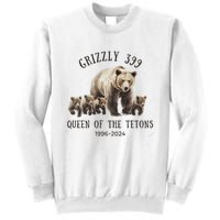 Grizzly 399 Queen Of The Tetons National Park Bear Sweatshirt