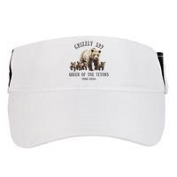 Grizzly 399 Queen Of The Tetons National Park Bear Adult Drive Performance Visor