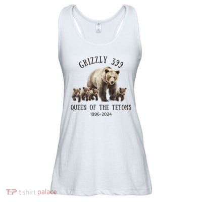 Grizzly 399 Queen Of The Tetons National Park Bear Ladies Essential Flowy Tank