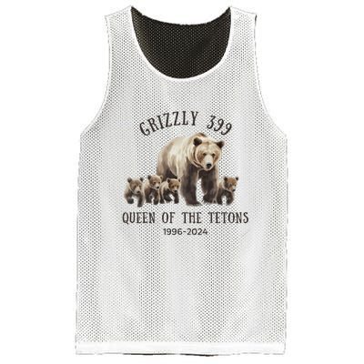 Grizzly 399 Queen Of The Tetons National Park Bear Mesh Reversible Basketball Jersey Tank