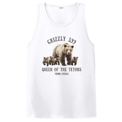 Grizzly 399 Queen Of The Tetons National Park Bear PosiCharge Competitor Tank