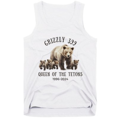 Grizzly 399 Queen Of The Tetons National Park Bear Tank Top