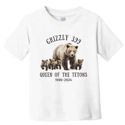 Grizzly 399 Queen Of The Tetons National Park Bear Toddler T-Shirt