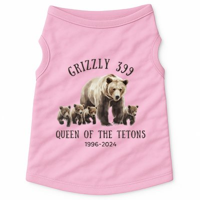 Grizzly 399 Queen Of The Tetons National Park Bear Doggie Tank