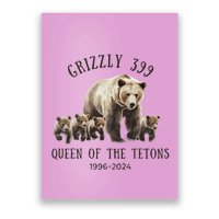 Grizzly 399 Queen Of The Tetons National Park Bear Poster