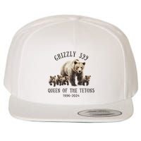Grizzly 399 Queen Of The Tetons National Park Bear Wool Snapback Cap