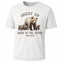 Grizzly 399 Queen Of The Tetons National Park Bear Cooling Performance Crew T-Shirt