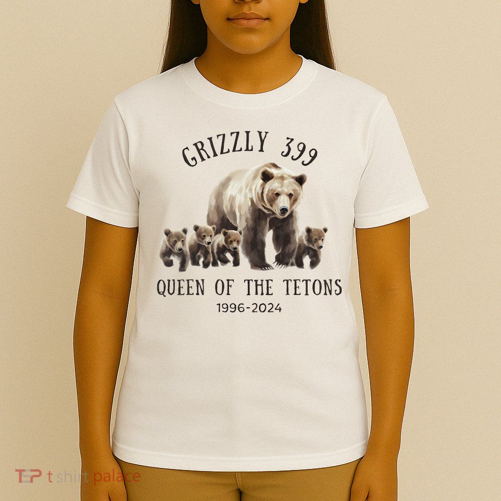 Grizzly 399 Queen Of The Tetons National Park Bear T-Shirt