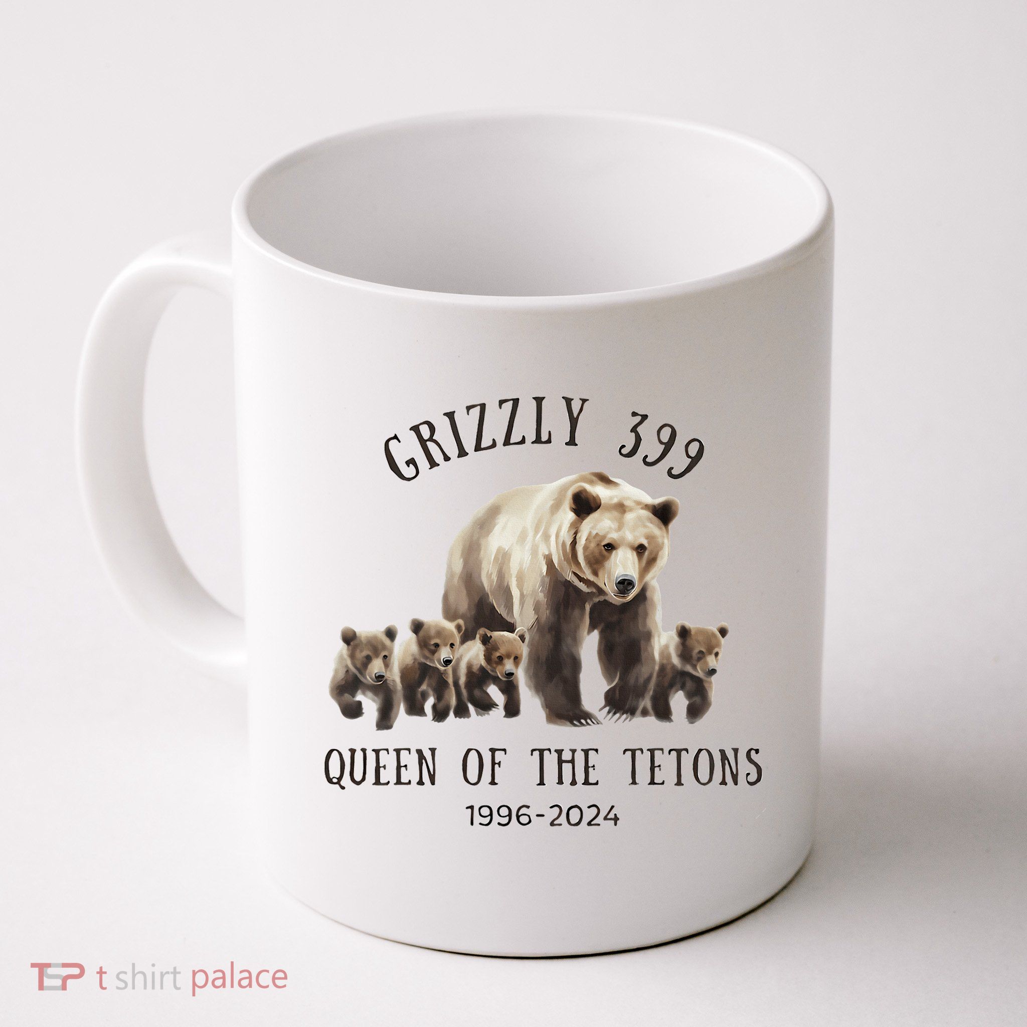 Grizzly 399 Queen Of The Tetons National Park Bear Mug