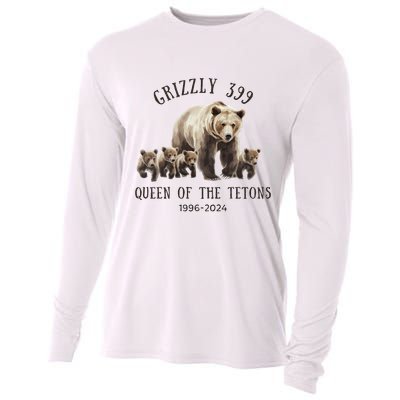 Grizzly 399 Queen Of The Tetons National Park Bear Cooling Performance Long Sleeve Crew