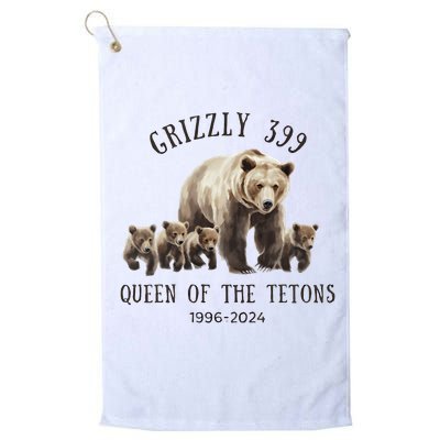 Grizzly 399 Queen Of The Tetons National Park Bear Golf Towel
