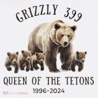 Grizzly 399 Queen Of The Tetons National Park Bear Baby Bodysuit