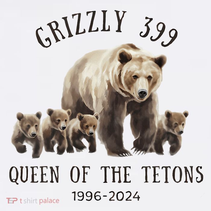 Grizzly 399 Queen Of The Tetons National Park Bear Baby Bodysuit