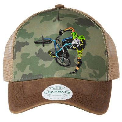 Graphic 365 Sport Bmx Bike Cute Gift Legacy Tie Dye Trucker Hat