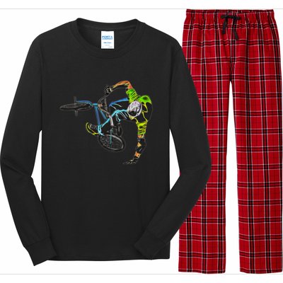 Graphic 365 Sport Bmx Bike Cute Gift Long Sleeve Pajama Set