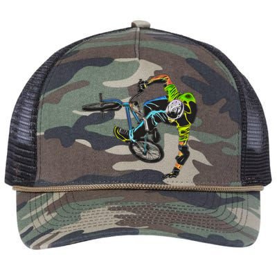 Graphic 365 Sport Bmx Bike Cute Gift Retro Rope Trucker Hat Cap