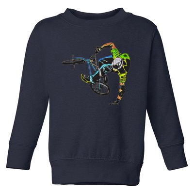 Graphic 365 Sport Bmx Bike Cute Gift Toddler Sweatshirt