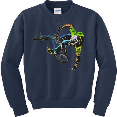 Graphic 365 Sport Bmx Bike Cute Gift Kids Sweatshirt