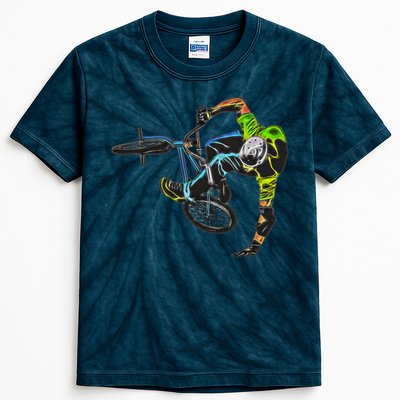 Graphic 365 Sport Bmx Bike Cute Gift Kids Tie-Dye T-Shirt