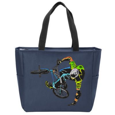 Graphic 365 Sport Bmx Bike Cute Gift Zip Tote Bag