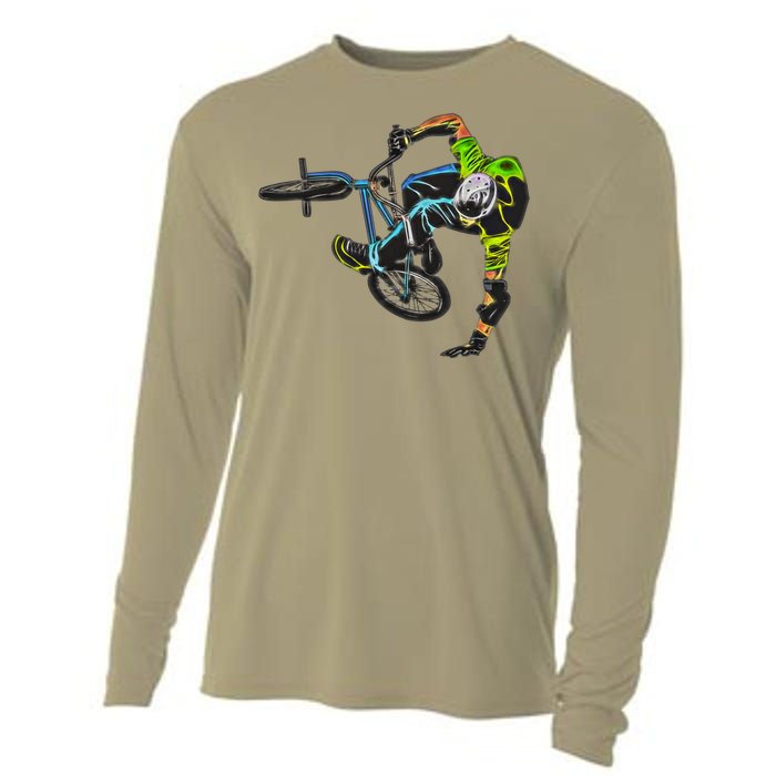 Graphic 365 Sport Bmx Bike Cute Gift Cooling Performance Long Sleeve Crew