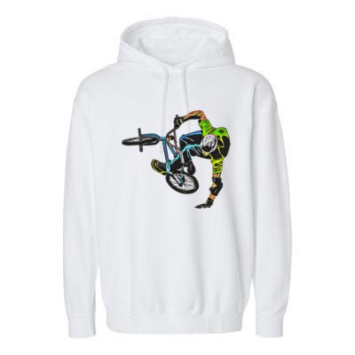 Graphic 365 Sport Bmx Bike Cute Gift Garment-Dyed Fleece Hoodie